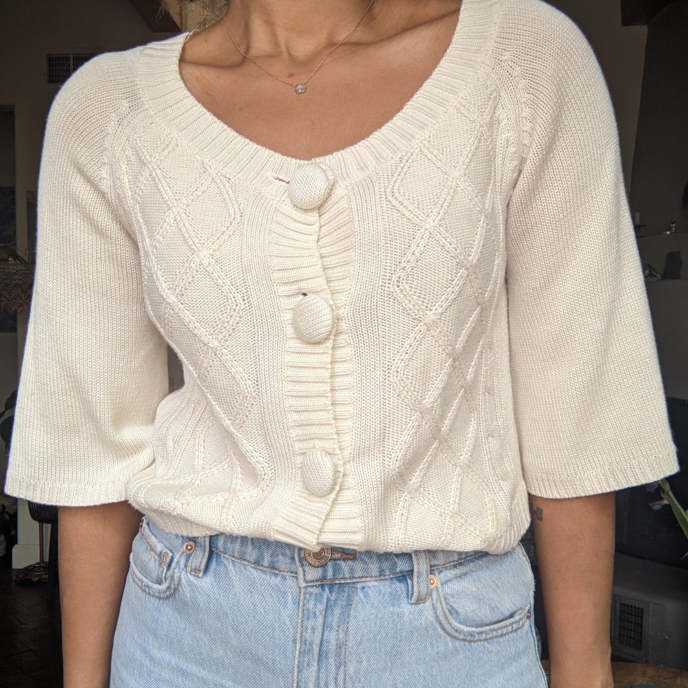 Elegant Cream Sweater